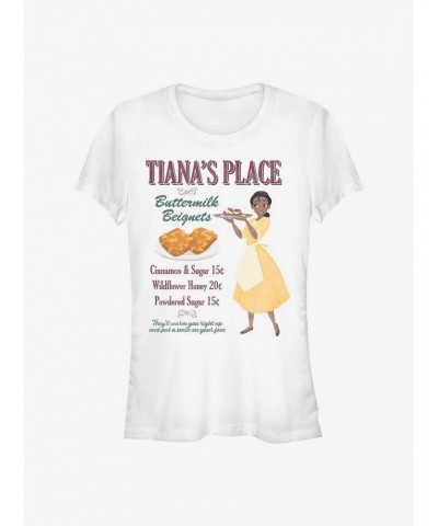 Disney The Princess and the Frog Tiana's Place Buttermilk Beignets Girls T-Shirt $7.97 T-Shirts