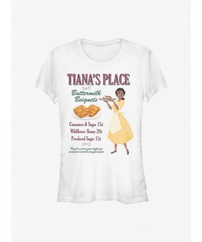 Disney The Princess and the Frog Tiana's Place Buttermilk Beignets Girls T-Shirt $7.97 T-Shirts