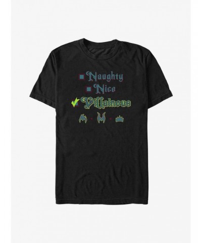 Disney Princess Naughty Nice Villainous T-Shirt $7.65 T-Shirts