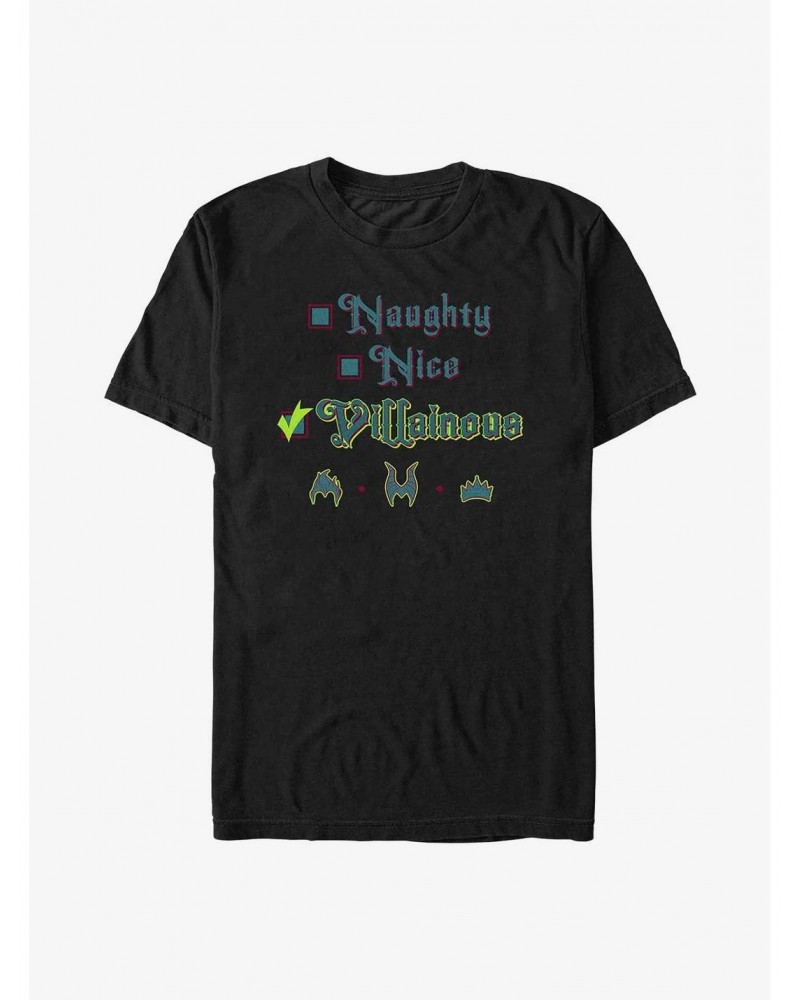 Disney Princess Naughty Nice Villainous T-Shirt $7.65 T-Shirts