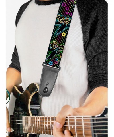 Disney Tinkerbell Electric Poses Neon Guitar Strap $7.72 Guitar Straps