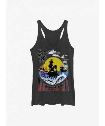 Disney The Little Mermaid Under The Sea Sunset Poster Girls Tank $8.81 Tanks