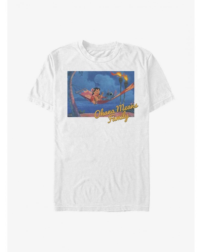 Dsny Lilo Stch Ohana Hammock T-Shirt $9.08 T-Shirts