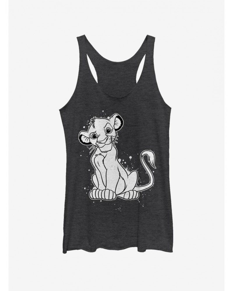 Disney The Lion King Simba Splatter Girls Tank $9.84 Tanks