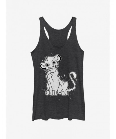 Disney The Lion King Simba Splatter Girls Tank $9.84 Tanks