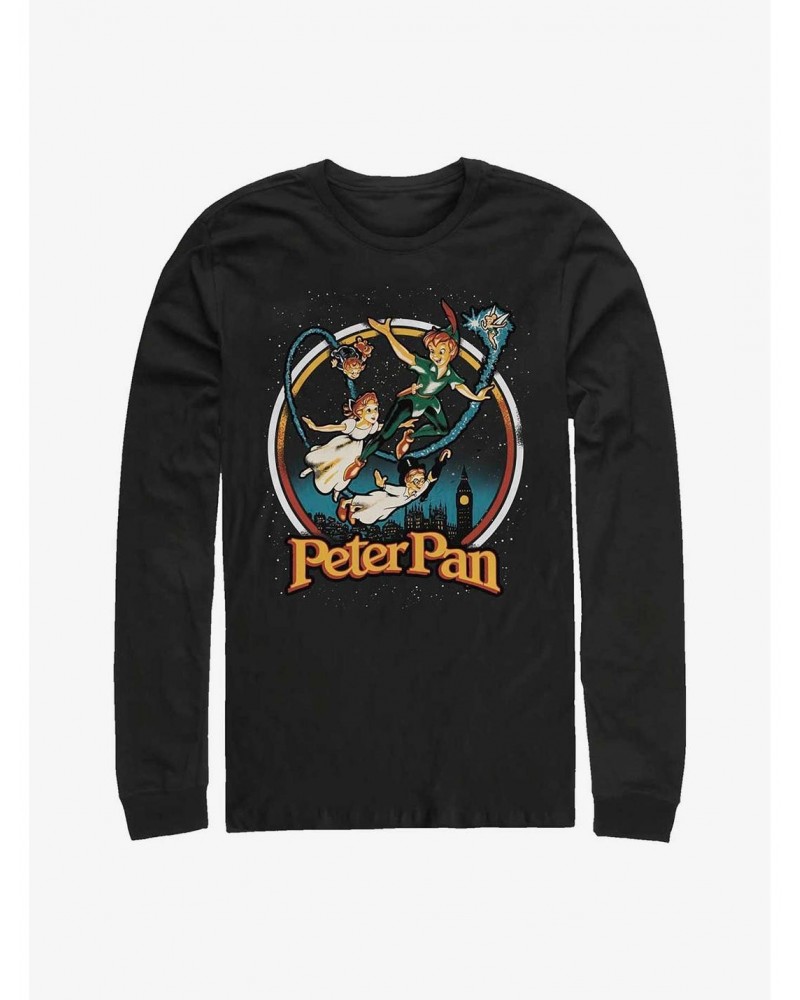 Disney Peter Pan London Flyin' Long-Sleeve T-Shirt $14.15 T-Shirts