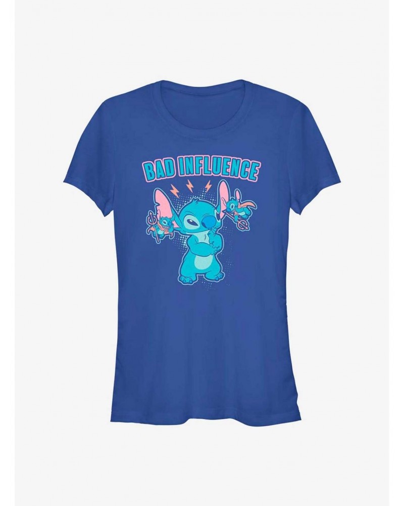 Dsny Lilo Stch Dis Stitch Devils Girls T-Shirt $10.21 T-Shirts