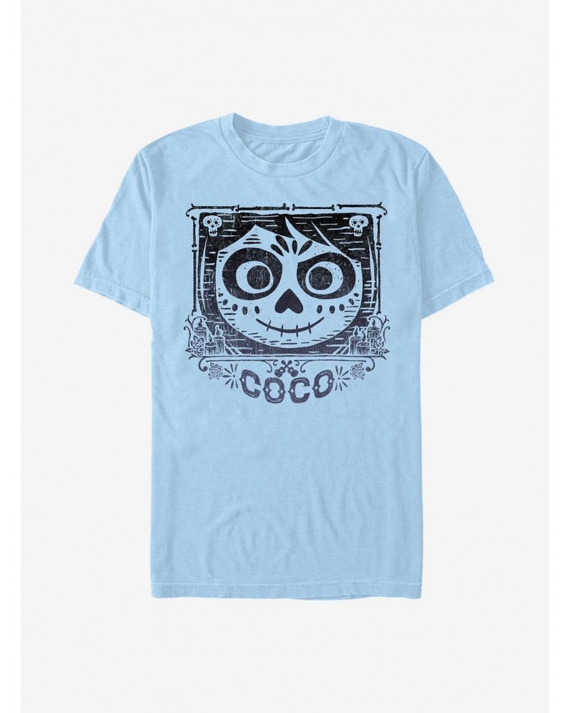 Disney Pixar Coco Face Frame T-Shirt $10.04 T-Shirts