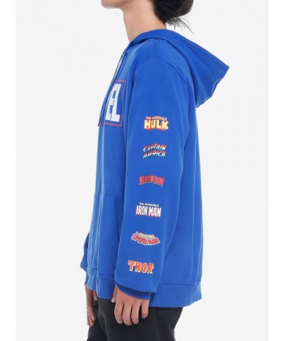 Marvel Blue Logo Hoodie $6.47 Hoodies