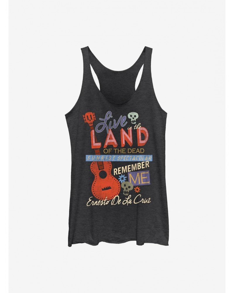 Disney Pixar Coco Live In The Land Of The Dead Girls Tank $11.91 Tanks