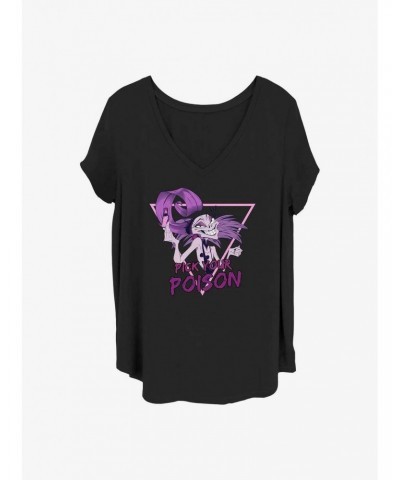 Disney Villains Pick Your Poison Girls T-Shirt Plus Size $10.12 T-Shirts