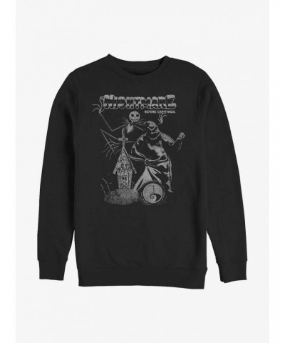 The Nightmare Before Christmas Vintage Poster Sweatshirt $18.45 Sweatshirts