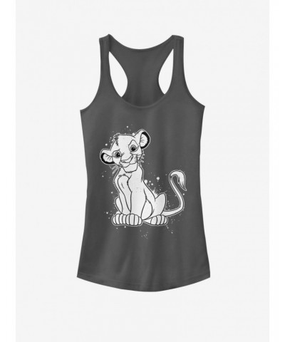 Disney The Lion King Simba Splatter Girls Tank $7.47 Tanks