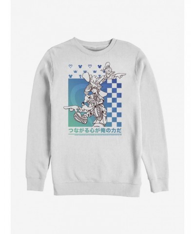 Disney Kingdom Hearts Power Friends Crew Sweatshirt $17.34 Sweatshirts