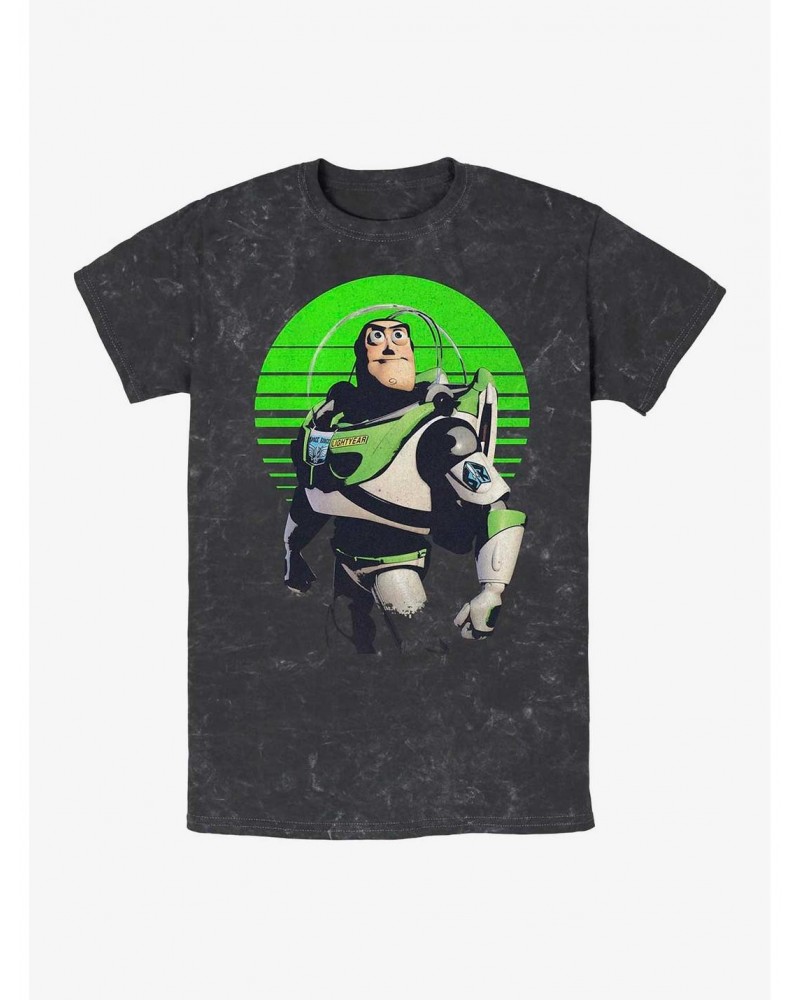 Disney Pixar Toy Story Buzz Lightyear Sight On Stars Mineral Wash T-Shirt $11.66 T-Shirts