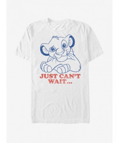 Lion King Simba Just Can't Wait T-Shirt $7.41 T-Shirts