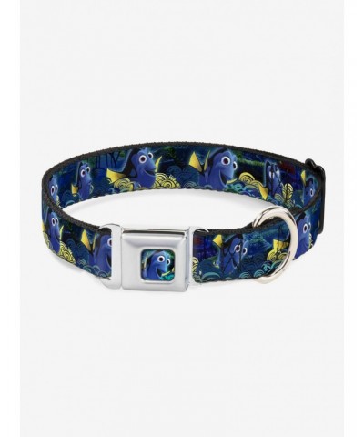 Disney Pixar Finding Nemo Dory Poses Seatbelt Buckle Dog Collar $10.21 Pet Collars