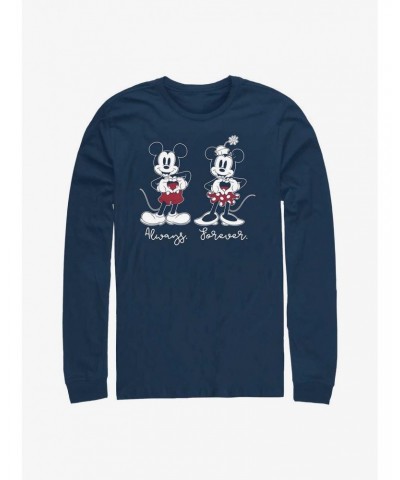 Disney Mickey Mouse Always Forever Long-Sleeve T-Shirt $14.15 T-Shirts