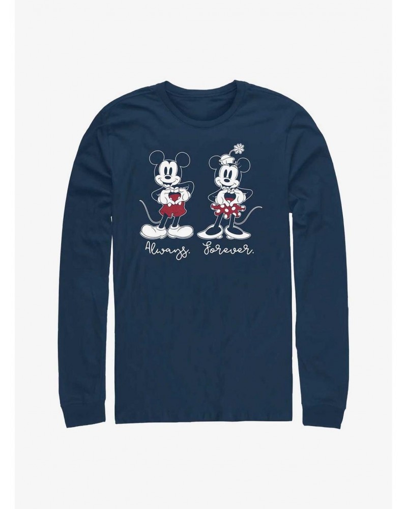 Disney Mickey Mouse Always Forever Long-Sleeve T-Shirt $14.15 T-Shirts