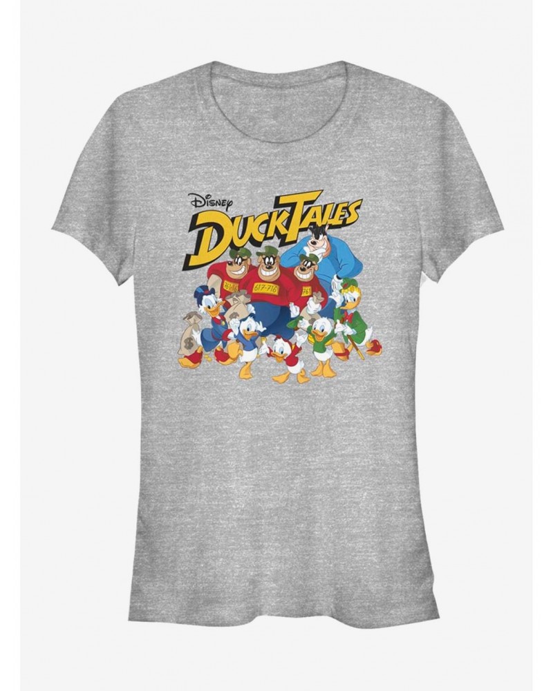 Disney DuckTales Group Shot Girls T-Shirt $10.21 T-Shirts