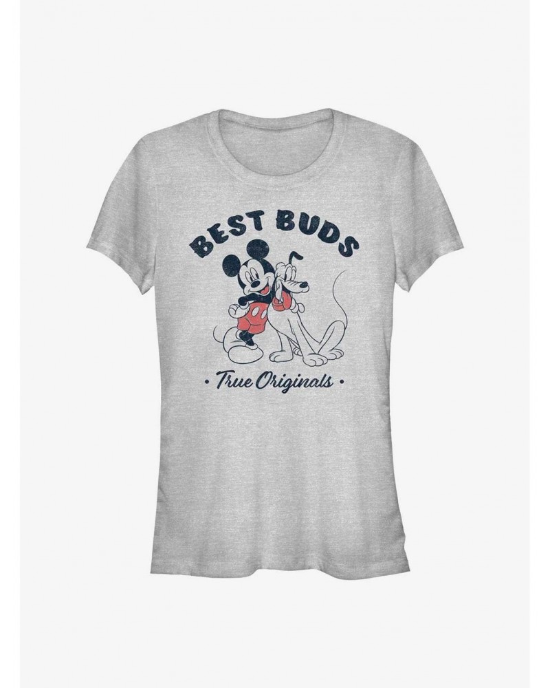 Disney Mickey Mouse Vintage Buds Girls T-Shirt $10.21 T-Shirts