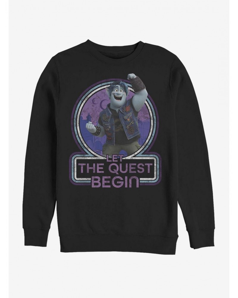 Disney Pixar Onward Begin Quest Crew Sweatshirt $14.02 Sweatshirts