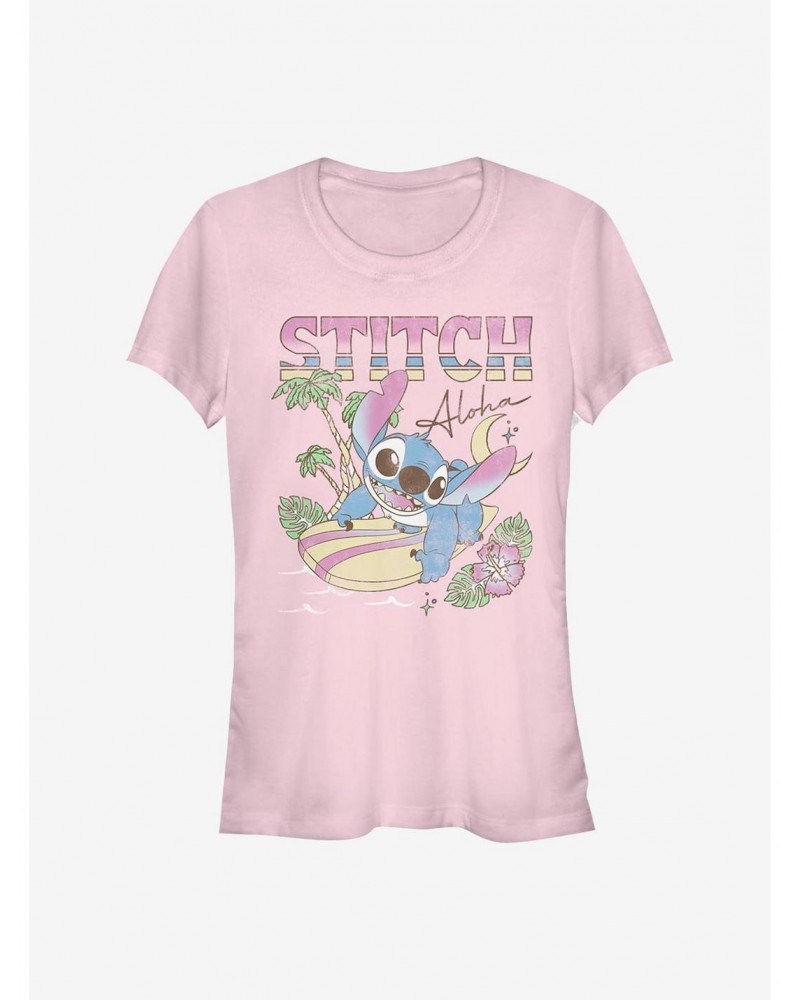 Disney Lilo & Stitch Aloha Stitch Girls T-Shirt $8.47 T-Shirts