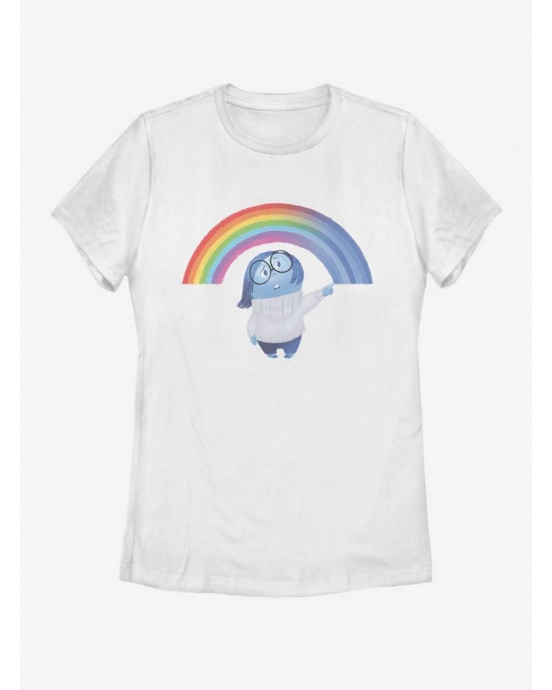 Disney Pixar Inside Out Sadness Rainbow Girls T-Shirt $10.21 T-Shirts