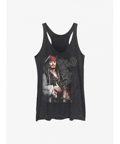 Disney Pirates of the Caribbean Captain Jack Girls Tank $11.40 Tanks