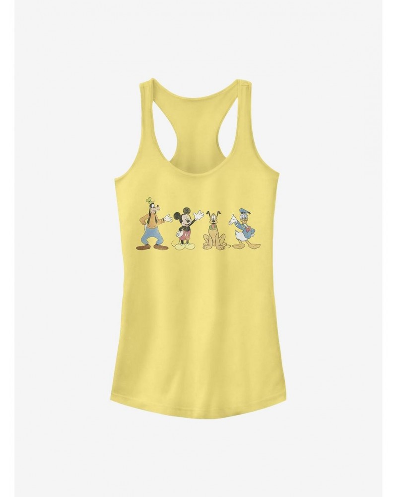 Disney Mickey Mouse Disney Mickey Mouse Group Girls Tank $7.47 Tanks