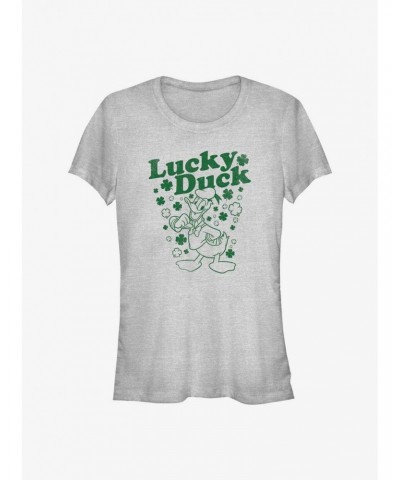 Disney Donald Duck Lucky Duck Girls T-Shirt $8.72 T-Shirts