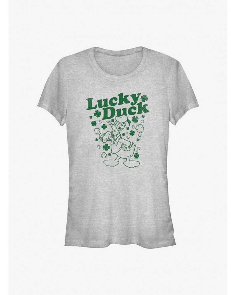 Disney Donald Duck Lucky Duck Girls T-Shirt $8.72 T-Shirts