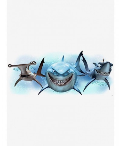 Disney Pixar Finding Nemo Sharks Peel And Stick Giant Wall Decals $7.36 Decals