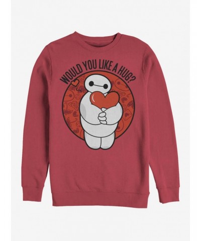 Disney Big Hero 6 Like A Hug Crew Sweatshirt $17.34 Sweatshirts