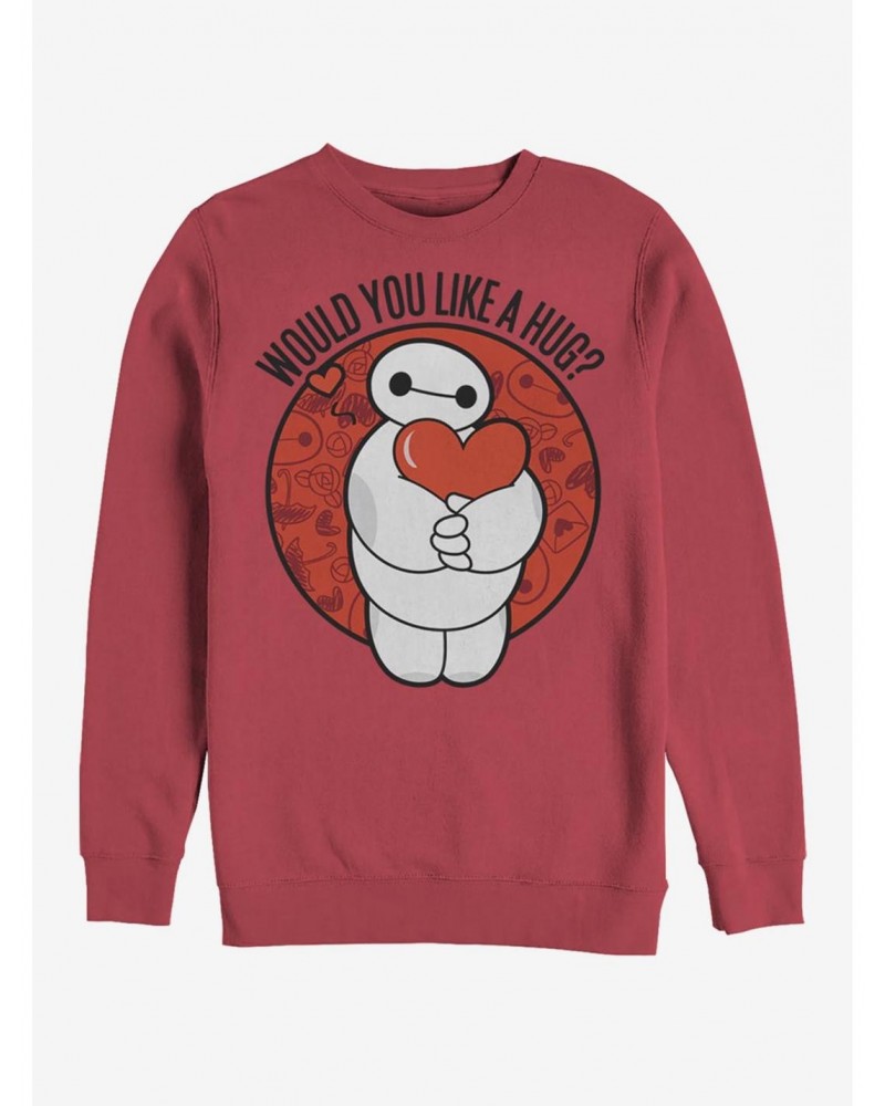 Disney Big Hero 6 Like A Hug Crew Sweatshirt $17.34 Sweatshirts