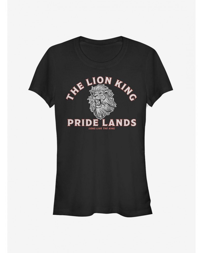 Disney The Lion King 2019 Minimal Lion King Back Girls T-Shirt $8.47 T-Shirts