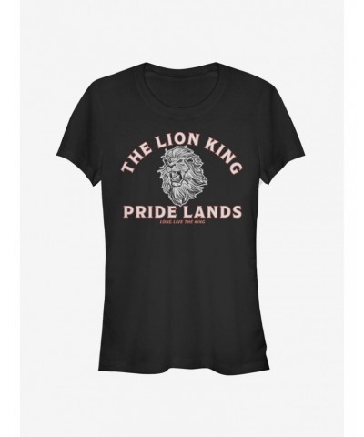 Disney The Lion King 2019 Minimal Lion King Back Girls T-Shirt $8.47 T-Shirts