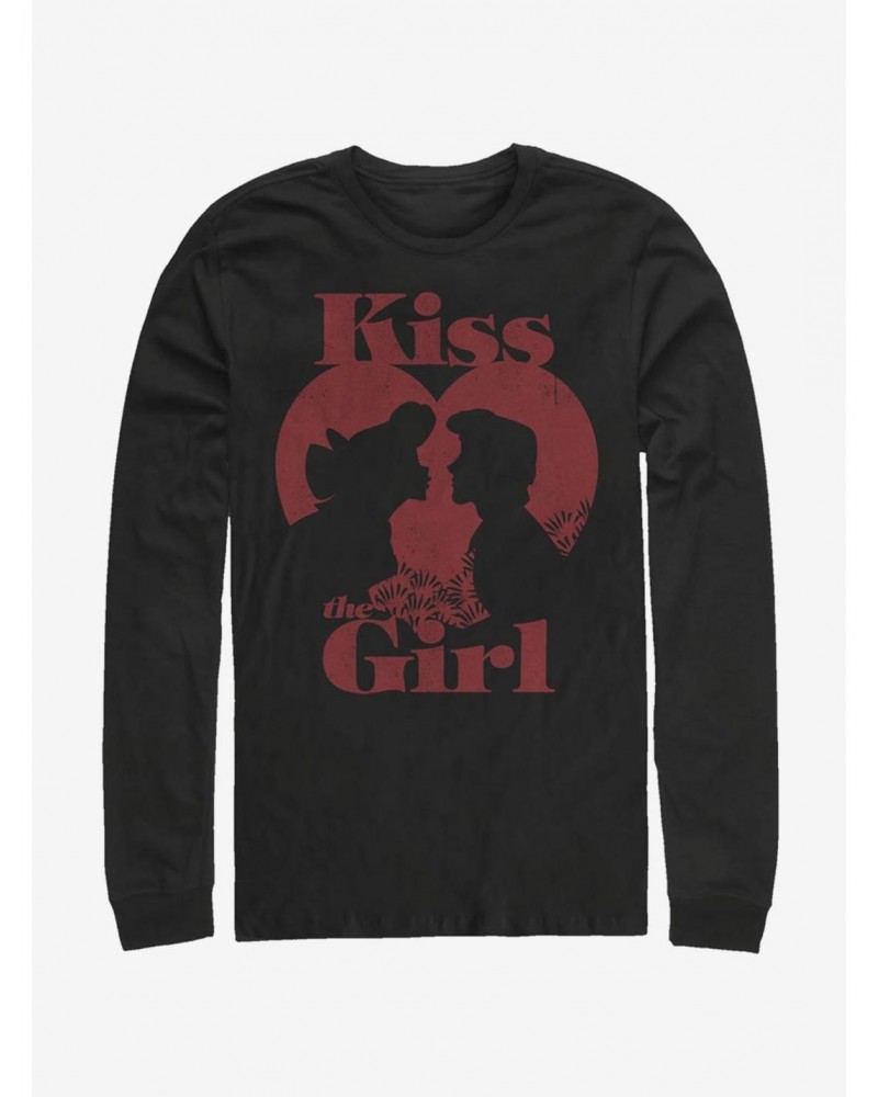 Disney The Little Mermaid Kiss The Girl Long-Sleeve T-Shirt $14.15 T-Shirts