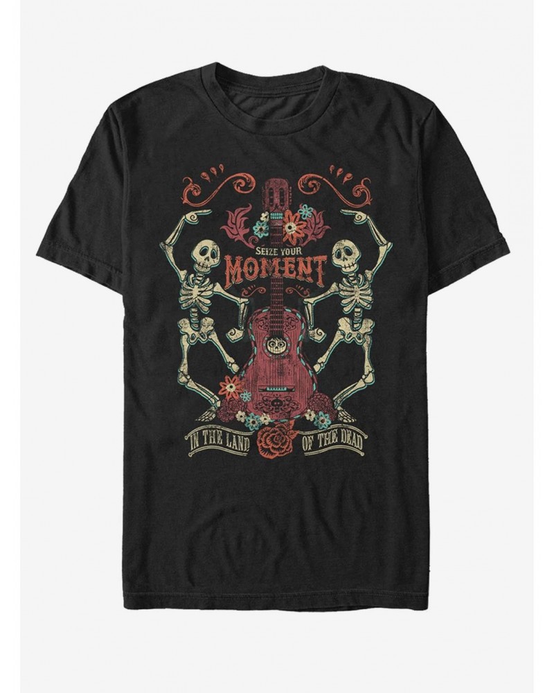 Disney Pixar Coco Seize Moment Skeleton Dance T-Shirt $9.56 T-Shirts