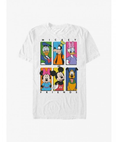 Disney Mickey Mouse and Friends Character Banners Extra Soft T-Shirt $13.46 T-Shirts