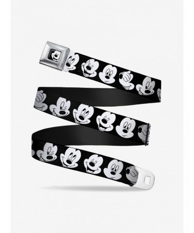 Disney Mickey Mouse Expressions Close Up Seatbelt Belt $9.71 Belts