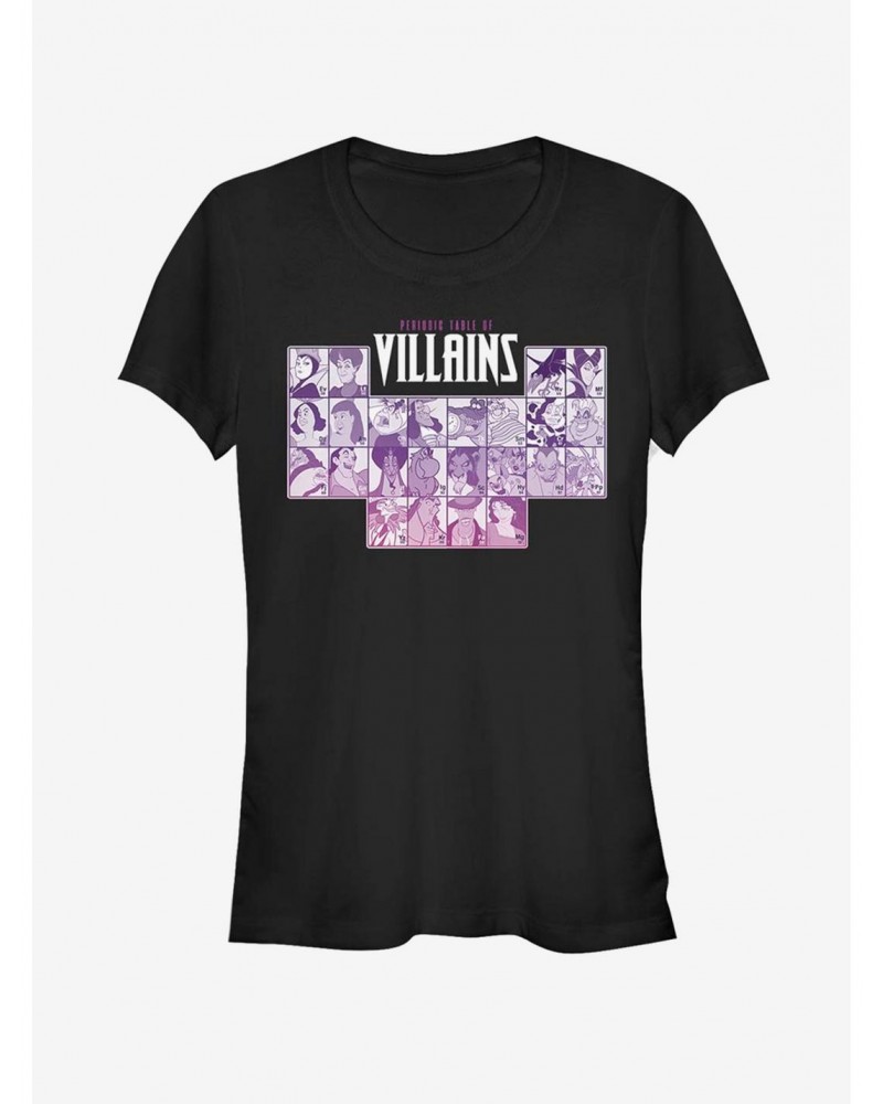 Disney Villains Periodic Villains Girls T-Shirt $10.96 T-Shirts