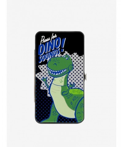 Disney Pixar Toy Story Rex Pose Press For Dino Sounds Hinged Wallet $6.90 Wallets