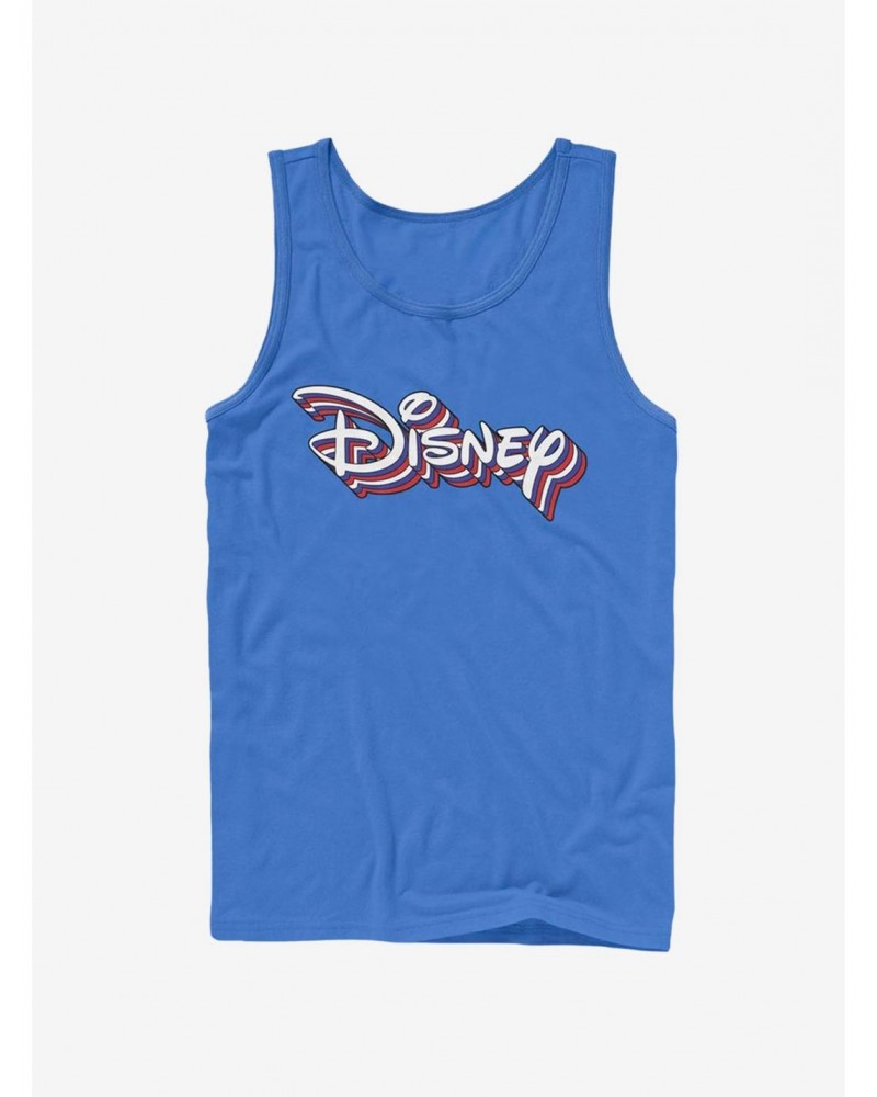 Disney Classic Disney Retro Rainbow Logo Tank $8.47 Tanks