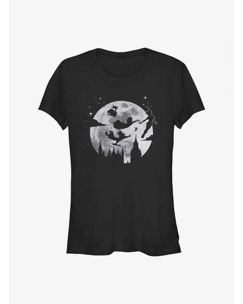 Disney Peter Pan Moonlit Flight Girls T-Shirt $11.45 T-Shirts