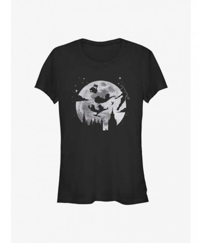 Disney Peter Pan Moonlit Flight Girls T-Shirt $11.45 T-Shirts