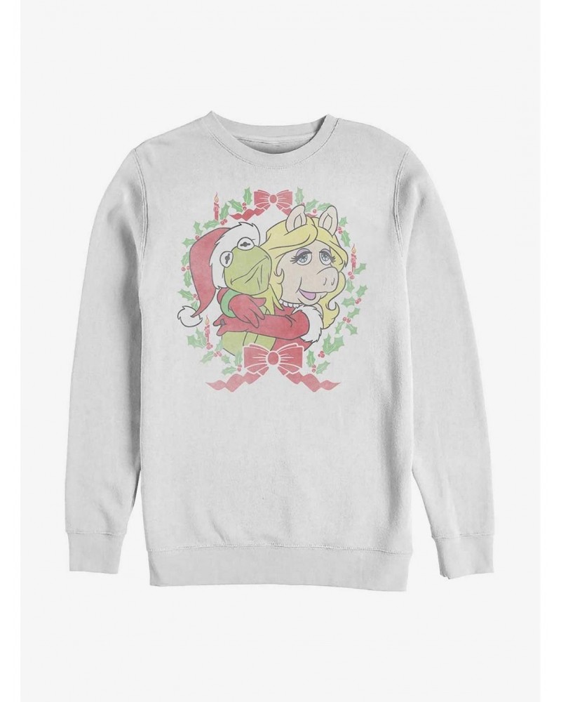 Disney The Muppets Kermy And Piggy Christmas Sweatshirt $15.13 Sweatshirts