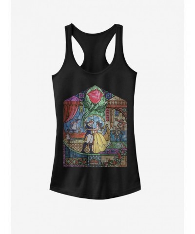 Disney Beauty and the Beast Glass Beauty Girls Tank $9.71 Tanks