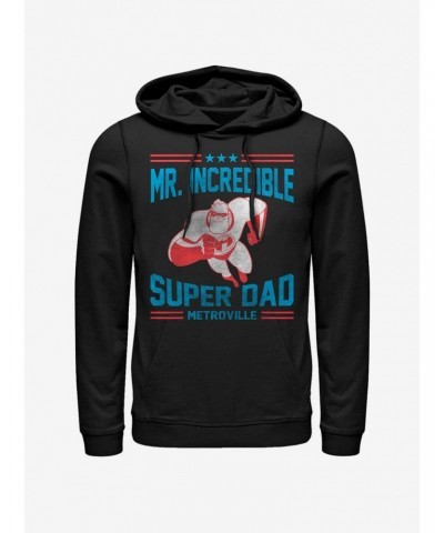 Disney Pixar The Incredibles Athletic Superdad Hoodie $18.86 Hoodies