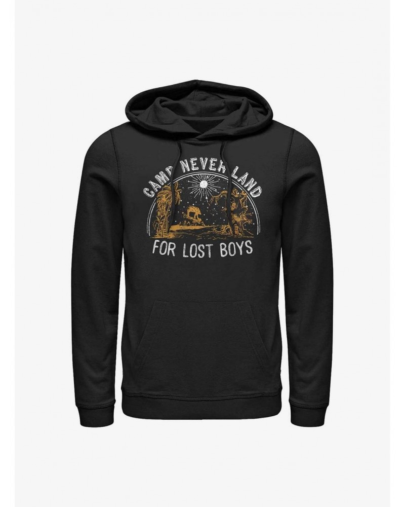 Disney Peter Pan Camp Never Land For Lost Boys Hoodie $19.76 Hoodies